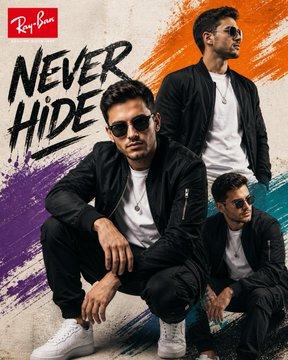 Ray-Ban Never Hide Poster