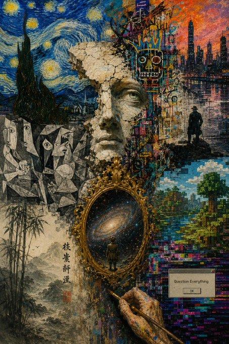 Art History Surreal Collage