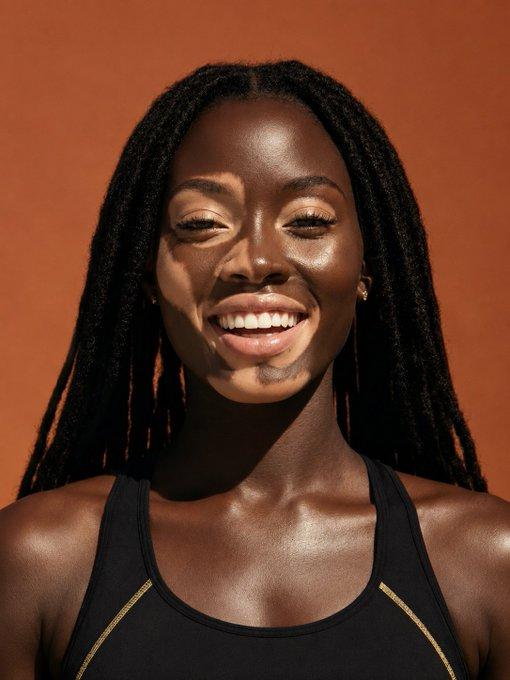 Vitiligo Beauty Portrait