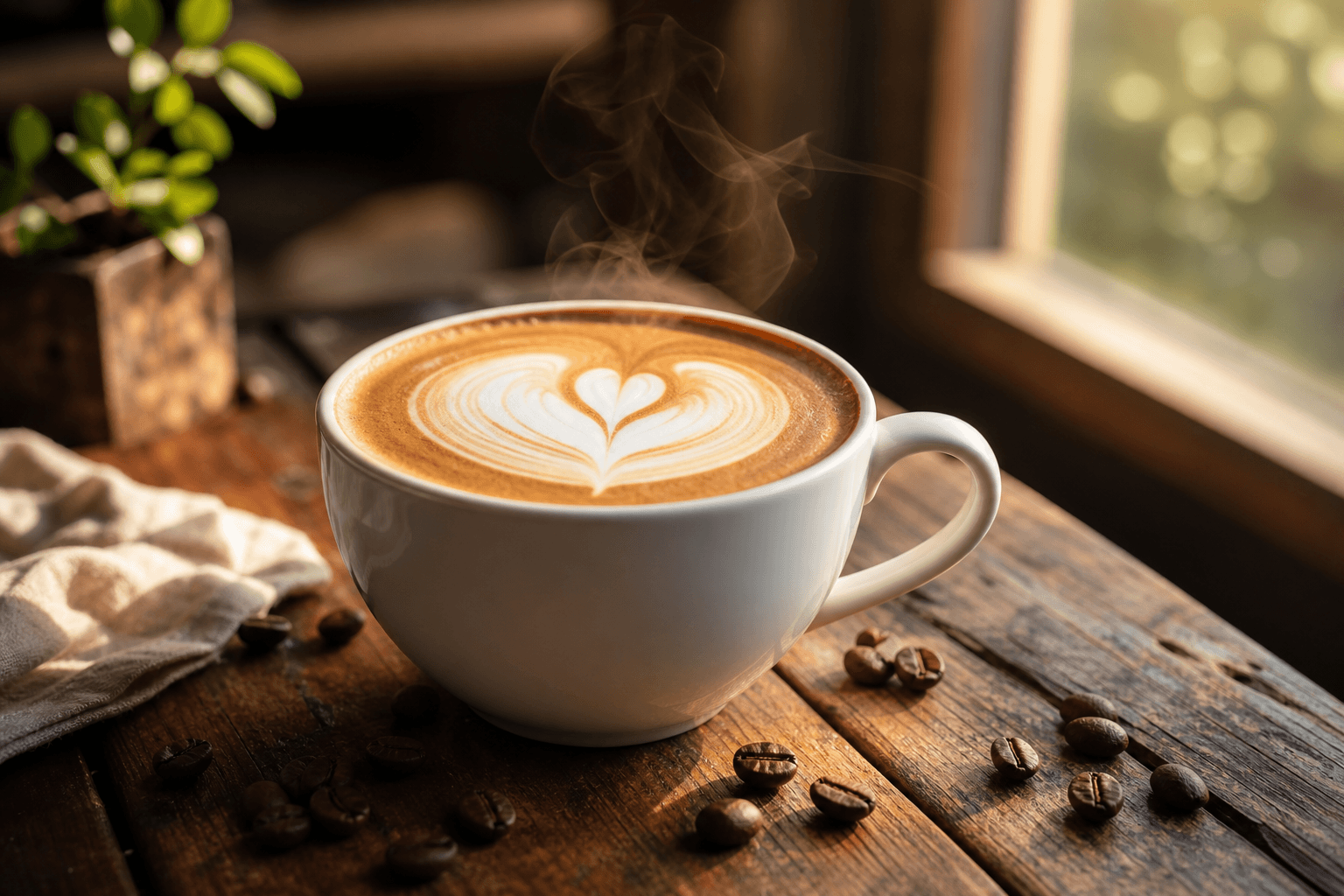 Latte Art Cafe Morning