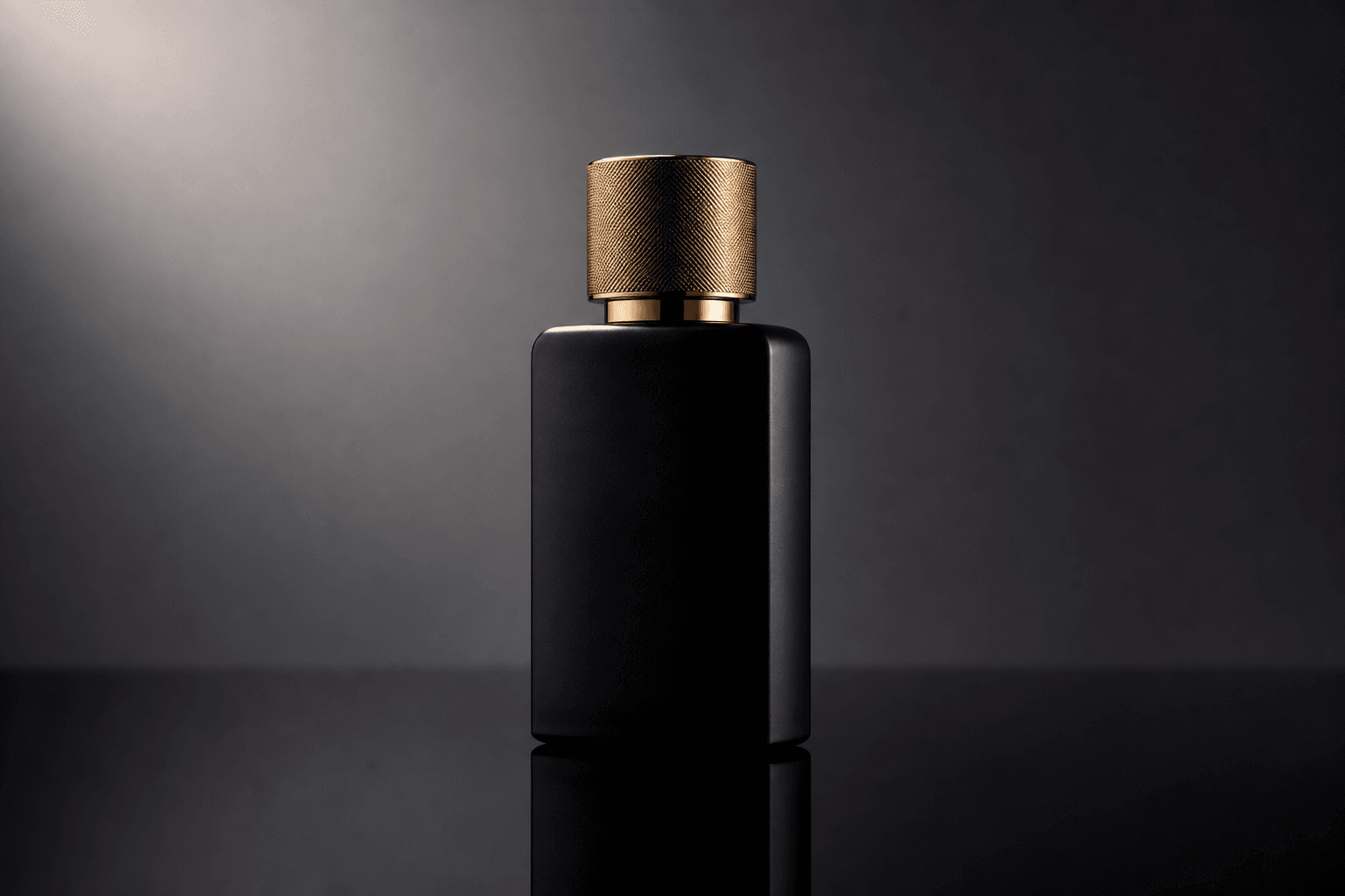 Minimal Black Perfume Product