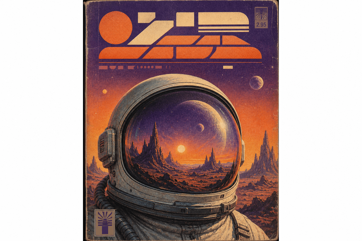 Retro Sci-Fi Book Cover
