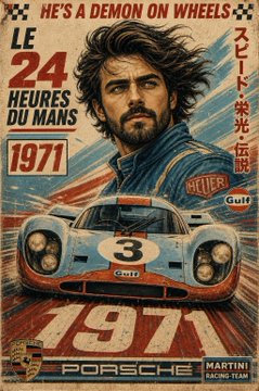 Le Mans 1971 Vintage Poster