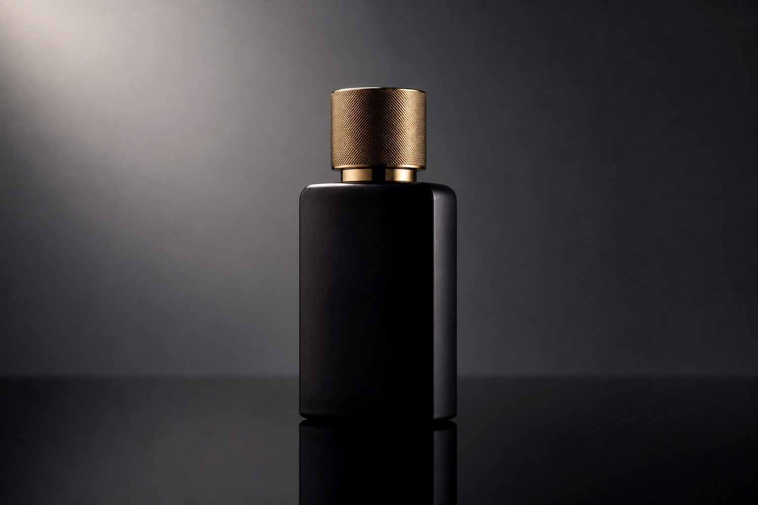 Minimal Black Perfume Product